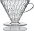 Hario V60 Plastic Coffee Dripper, Clear, Size 03