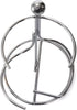 4 Packs Countertop Wine Rack, Silver Metal Small Wine Holder for Cabinet and Pantry Storage