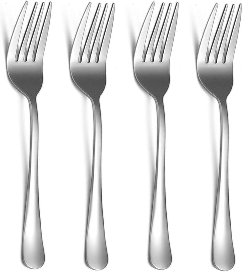 Kyraton Serving Forks Set of 4 Pieces, Stainless Steel Cold Meat Serving Utensils