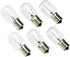 8206232A Microwave Oven Light Bulb - 40W 125V E17 Base, Compatible with Whirlpool, Maytag, GE, Kenmore, 6 Packs