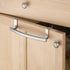2 Pack mDesign Steel Over Door Curved Towel Bar Storage, Hanger for Cabinet or Cupboard, Holder Rack for Kitchen