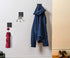 Adhesive Hooks | Bathroom Wall Towel Hooks, Black Stick Shower Razor Holder, Stainless Steel Organizer
