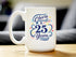 Cheers to 25 Years - Coffee Mug Gifts for Women & Men - 25th Anniversary Party Decor - Large 15oz White Ceramic Mug