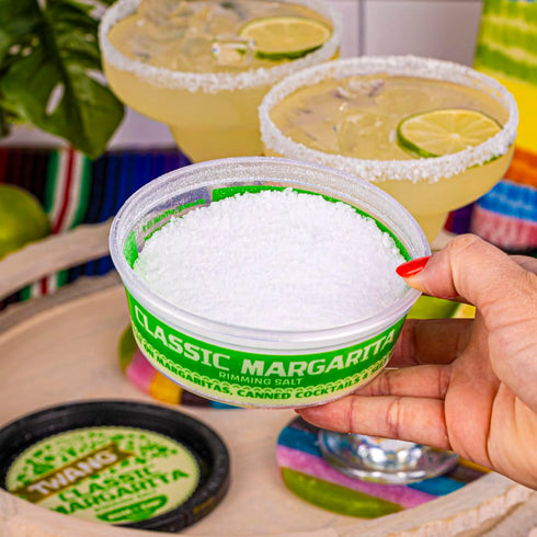 Rimmer, 4 (Pack 1) Twang Flavored Salt Classic, for Margaritas, Mocktails, Smoothies and Micheladas, Ounce