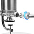 MASTER FENG 2.5 LBS Packed 4 Sausage Stuffer Vertical Stainless Steel Stuffing Maker Machine with Stuffing Funnels