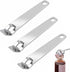 Generic 3 Pack Mini Vial Openers - Versatile Stainless Steel Oral Liquid Decappers