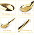 Stainless Steel Chinese Soup Spoons, Set of 6 Asian Soup Spoons for Ramen, Pho, Wonton, Dumpling (Gold)