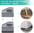 SEISSO Anti Vibration Pads, Noise Cancelling Rubber Feet Mat for Washing Machine, Stabilizer Prevents Walking