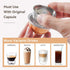 Nes presso Vertuo Pods Upgrade Version for Vertuo Next Coffee Brewer, 230 ML Crema Coffee, 2 Capsules, 1 Tamper