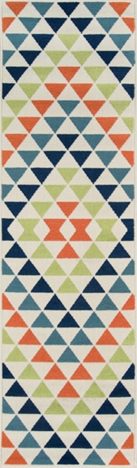 Momeni Rugs Baja Collection, Contemporary Indoor & Outdoor Area Rug, Easy to Clean, UV Protected (1'8" x 3'7",
