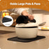 Black Silicone Trivets for Hot Dishes, 9'' x 12'', Heat Resistant Hot Pads for Kitchen and Quartz Countertops