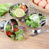 DOITOOL 2PCS Stainless Steel Ice Cream Bowls Set, Footed Dessert Cups for Sundae, Ice Cream, Snack