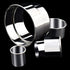 12 Pieces Round Cookie Cutters Set, Stainless Steel Biscuit Plain Edge Round Cutters for Baking and Pastry