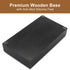 Narrow Wooden Cutlery Tray, Small 12" x 6.7" Utensil Organizer for Drawer Insert, Bamboo Silverware Tray, Black Wood