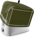 Toaster Cover, Solid Color Dark Olive Green 2 Slice, Soft Washable Dust-proof Cover with Pockets for Small Appliance