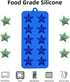 Star Chocolate Molds 3pcs - Silicone Star Candy Molds for Baking Ice Cube, Resin, Soap, Jelly (Star Size 1.93in)