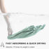18 Set,100% Loops-6 Towels,6 Towels,6 Ycosy Piece Bath Towels Microfiber Family Bathroom Towel with Hanging Bath Hand