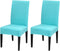 2 Pack Dining Chair Covers, Stretch Spandex Removable Washable Protector Chair Slipcovers for Dining Room Kitchen (Sky