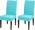 2 Pack Dining Chair Covers, Stretch Spandex Removable Washable Protector Chair Slipcovers for Dining Room Kitchen (Sky