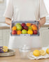 2 Pack Countertop Dynta Bread Box Bread Storage Container Airtight Recording Time Bread Box for Kitchen Plastic Bread