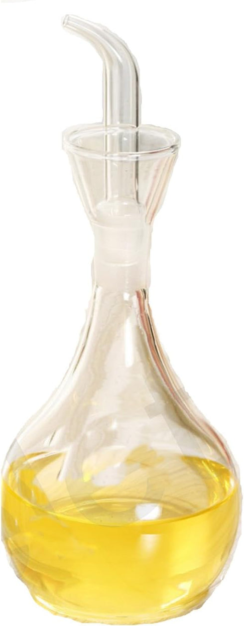 Eleton's Planet Pyriform 30oz Glass Olive Oil Dispenser Bottle - Oil & Vinegar Cruet with Pourers, No Funnel Needed