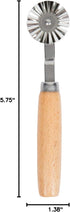 Ateco Fluted Pastry Wheel, 1 3/8 Inch Blade