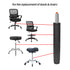 Adjustable Gas Lift Cylinder Tube for Office Chair Stool Replacement Parts, 14" to 22" Long, Heavy Duty, Black