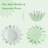 200Pcs Sage Green Mini Cupcake Liners, Grease-Resistant Baking Cups for Weddings, Baby Showers, and Parties (1.18 in)