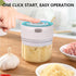 Mini Electric Food Processor and Garlic Chopper - 250ML, USB Charging, 3 Blades for Chopping Vegetables, Garlic, Meat