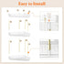 3-Tier Counter Countertop, 39 cm/15inch(H) Lifewit Corner Bathroom Organizer, Plastic Makeup Skincare Organizers