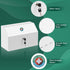 12.2 5.9 7.87 inch KYODOLED Wall Mount Medicine Lock Box, Drug Cabinet with Key, Large Capacity Secure Steel