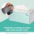 JackCubeDesign Overall Acrylic Mirror Rectangle Tissue Box Holder - Storage Case Stand Box Napkin Holder Organizer