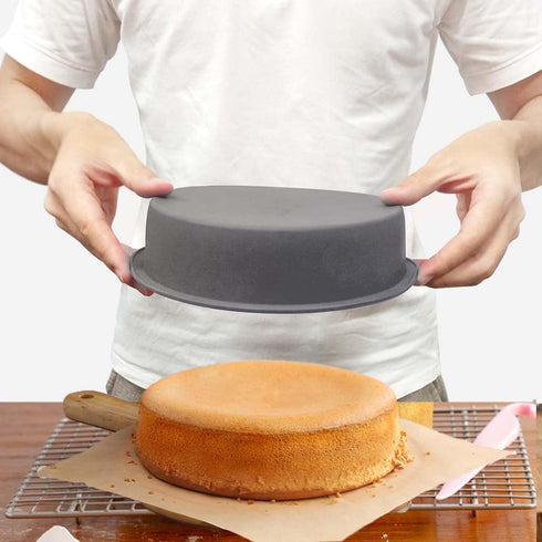 Set of 4 Silicone 5 Inch Round Cake Pans, Nonstick Smash Cake Pans for Baking Small Cakes
