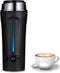 Portable Electric Kettle for Travel, 110-240V Auto, with LCD Display, 4 Temperature Settings, 350ML Stainless Steel