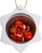 3dRose ORN_90624_1 Snowflake Ornament, Lobsters, Fishing Village, Hancock, Maine, Porcelain, 3-Inch