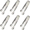 6PCS Mini Ice Tongs, 4.25 Inch Stainless Steel Small Serving Tongs for Appetizers, Tea Party, Coffee Bar, Desserts