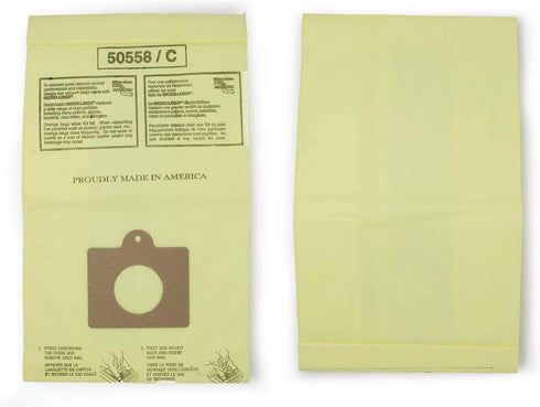 9 Vacuum Cleaner Bags for Panasonic C-5 C5 C Q, Sears Kenmore 5055 50557 50558