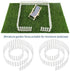 White Miniature Garden Fence, Wooden Picket Fence Border for Bonsai Fairy Garden Decoration Ornament