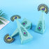 JKJF 20 Pcs Peacock Candy Boxes, Triangle Shape Party Supplies for Wedding, Kids Birthday Decorations