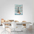 Lighthouse Wall Art Nautical Decor - Christian Scriptures Canvas Painting, 12"x 16"