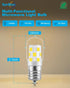LED Microwave Light Bulb Under Hood 40W Equivalent, 125V E17 Base for Whirlpool, 2 Packs