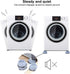 MWELLEWM Shock and Noise Cancelling Washing Machine Support, Anti Slip Anti Vibration Rubber Feet Pads