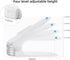 12PCS 50% Shoe Slots Organizer, Adjustable Double Layer Stack Shoe Rack, Space-Saving Storage Rack Holder, White