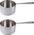 Honey Bear Kitchen 1 Cup Measuring Scoop Cups, Polished Stainless Steel (Set of 2, 240 ml)