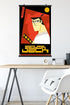 Trends International Samurai Jack Red Wall Poster, 34L x 22.4W, Premium Poster & Clip Bundle