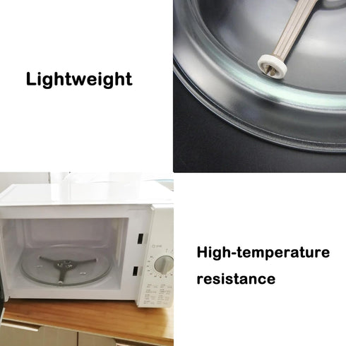 9.6 Inch Microwave Turnpiece Holder - Rotating Ring Roller Glass Plate Tray Support Holder