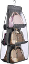 DIOMMELL Handbag Organizer Purses Hanger for Closet with 6 Larger Pockets