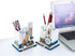 Nautical Wooden Pen Holder, Handcrafted Ocean Beach Theme Makeup Brush Organizer