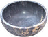 Marble Soapstone Natural Smudge Pot | Stone Bowl | Scrying And Smudge Bowl (Scrying - Bowls & Mirrors) (5 Inch) From India. Handmade Leaf Carved Design. by KC KULLICRAFT