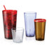 G.E.T. Heavy-Duty Plastic Restaurant Tumblers, 20 Ounce, Amber (Set of 4) 6620-1-A-EC